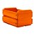 Caixote de Madeira Laranja 11,5x8x6,5cm - 1 unidade - Rizzo - Imagem 1