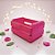 Caixote de Madeira Pink 11,5x8x6,5cm - 1 unidade - Rizzo - Imagem 1
