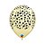 Balão de Festa Látex Liso Decorado - Manchas de Guepardo Marfim - 11" 28cm - 50 unidades - Qualatex Outlet - Rizzo - Imagem 1