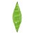 Balão de Festa Microfoil 38" 95cm - Taper Espiral Verde Lima - 1 unidade - Qualatex Outlet - Rizzo - Imagem 1