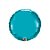 Balão de Festa Microfoil 18" 46cm - Redondo Turquesa Metalizado - 1 unidade - Qualatex Outlet - Rizzo - Imagem 1