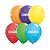 Balão de Festa Látex Liso Decorado - Congrats Pontos e Estrelas Sortidos - 11" 28cm - 50 unidades - Qualatex Outlet - Ri - Imagem 1