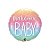 Balão de Festa Microfoil 18" 46cm - Redondo Welcome Baby com Confetes - 1 unidade - Qualatex Outlet - Rizzo - Imagem 1