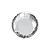 Balão de Festa Microfoil 9" 23cm - Redondo Prata Metalizado - 1 unidade - Qualatex Outlet - Rizzo - Imagem 1