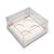 Caixa Base Brigadeiro - Branco - 4 cavidades (9x9x4,5cm) - 10 unidades - Assk - Rizzo - Imagem 1