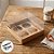 Caixa Base Brigadeiro - Kraft - 4 cavidades (9x9x4,5cm) - 10 unidades - Assk - Rizzo - Imagem 1