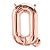 Balão de Festa Microfoil 16" 40cm - Letra Q Ouro Rose - 1 unidade - Qualatex Outlet - Rizzo - Imagem 1