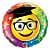 Balão de Festa Microfoil 9" 22cm - Redondo Smile Graduate - 1 unidade - Qualatex Outlet - Rizzo - Imagem 1