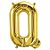 Balão de Festa Microfoil 34" 86cm - Letra Q Ouro - 1 unidade - Qualatex Outlet - Rizzo - Imagem 1