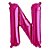 Balão de Festa Microfoil 34" 86cm - Letra N Magenta - 1 unidade - Qualatex Outlet - Rizzo - Imagem 1