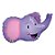 Balão de Festa Microfoil 14" 35cm - Elefante Solto - 1 unidade - Qualatex Outlet - Rizzo - Imagem 1
