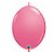 Balão de Festa Látex Liso Q-Link - Rosa Mexicano - 6" 15cm - 50 unidades - Qualatex Outlet - Rizzo - Imagem 1