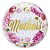 Balão de Festa Bubble 22" 55cm - Happy Mother's Day Flores Rosas - 1 unidade - Qualatex Outlet - Rizzo - Imagem 1