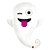 Balão de Festa Microfoil 34" 86cm - Emoji Fantasma - 1 unidade - Qualatex Outlet - Rizzo - Imagem 1