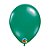Balão de Festa Látex Liso - Verde Esmeralda - 9" 22cm - 100 unidades - Qualatex Outlet - Rizzo - Imagem 1