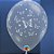 Balão de Festa Látex Liso Decorado - Diamante Transparente Borboleta - 11" 27cm - 50 unidades - Qualatex Outlet - Rizzo - Imagem 1