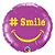 Balão de Festa Microfoil 9" 22cm - Redondo "# SMILE" - 1 unidade - Qualatex Outlet - Rizzo - Imagem 1