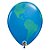 Balão de Festa Látex Liso Decorado - Planeta Terra - 16" 40cm - 50 unidades - Qualatex Outlet - Rizzo - Imagem 1