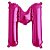 Balão de Festa Microfoil 34" 86cm - Letra M Magenta - 1 unidade - Qualatex Outlet - Rizzo - Imagem 1