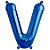 Balão de Festa Microfoil 16" 40cm - Letra V Azul - 1 unidade - Qualatex Outlet - Rizzo - Imagem 1