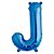 Balão de Festa Microfoil 16" 40cm - Letra J Azul - 1 unidade - Qualatex Outlet - Rizzo - Imagem 1