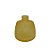 Frasco para aromatizador de Vidro Redondo - Difusor Cristal Ouro - 200ml - 1 unidade - Rizzo - Imagem 1