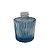 Frasco para Perfumaria de Vidro Redondo - Napoli Azul - 120ml - 1 unidade - Rizzo - Imagem 1