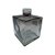 Frasco para aromatizador de Vidro Cubo - Preto Degrade - 250ml - 1 unidade - Rizzo - Imagem 2