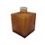Frasco para Perfumaria de Vidro Cubo - Fosco Ambar - 250ml - 1 unidade - Rizzo - Imagem 2