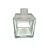 Frasco para aromatizador de Vidro Cubo - Cristal Transparênte - 250ml - 1 unidade - Rizzo - Imagem 1