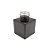 Frasco para Perfumaria de Vidro Cubo - Liverpool Preto - 50ml - 1 unidade - Rizzo - Imagem 2