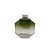Frasco para Perfumaria de Vidro Retângular - Sintra Verde/Transparente Degradê - 100ml - 1 unidade - Rizzo - Imagem 1