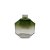 Frasco para aromatizador de Vidro Retângular - Sintra Verde/Transparente Degradê - 100ml - 1 unidade - Rizzo - Imagem 1