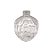 Frasco para Perfumaria de Vidro Redondo - Istambul Transparente - 400ml - 1 unidade - Rizzo - Imagem 1