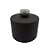 Frasco para Perfumaria de Vidro Redondo - Picolo Preto - 240ml - 1 unidade - Rizzo - Imagem 1