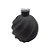 Frasco para Perfumaria de Vidro Redondo - Aspiral Preto Fosco - 270ml - 1 unidade - Rizzo - Imagem 1