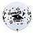 Balão de Festa Látex Liso Decorado - Congrats Branco - 3' 90cm - 2 unidades - Qualatex Outlet - Rizzo - Imagem 1