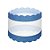 Fita Decorativa Aramada - Azul/Branco - 1 unidade - Cromus - Rizzo - Imagem 1