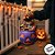 Mini Baldinho de Halloween com Alça - Abóbora - Roxo com olhos Laranjas - 1 unidade - Rizzo - Imagem 4