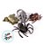 Enfeite Decorativo De Halloween - Bichos Sortidos - 4 Unidades - BrasilFlex - Rizzo - Imagem 2