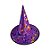 Chapéu de Bruxa Roxo - Bruxa Colorida - Halloween - 1 unidade - Rizzo - Imagem 1