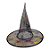 Chapéu de Bruxa Transparente Preto - Aranha Colorida - Halloween - 1 unidade - Rizzo - Imagem 1
