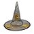 Chapéu de Bruxa Transparente Preto - Aranha Grande Dourada - Halloween - 1 unidade - Rizzo - Imagem 1