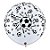 Balão de Festa Látex Liso Decorado - Bolas de Futebol Branco - 3' 90cm - 2 unidades - Qualatex Outlet - Rizzo - Imagem 1