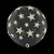 Balão de Festa Látex Liso Decorado - Estrela Brilho no Escuro - 3' 90cm - 2 unidades - Qualatex Outlet - Rizzo - Imagem 1