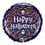 Balão de Festa Microfoil 18" 45cm - Redondo Happy Halloween Roxo - 1 unidade - Qualatex Outlet - Rizzo - Imagem 1
