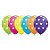 Balão de Festa Látex Liso Decorado - Coração Sortido - 11" 27cm - 50 unidades - Qualatex Outlet - Rizzo - Imagem 1