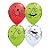 Balão de Festa Látex Liso Decorado - Frutas Sortidos - 11" 27cm - 50 unidades - Qualatex Outlet - Rizzo - Imagem 1