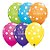 Balão de Festa Látex Liso Decorado - Parabéns! Sortidos - 11" 27cm - 6 unidades - Qualatex Outlet - Rizzo - Imagem 1
