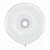 Balão de Festa Látex Donut - Branco - 16" 40cm - 25 unidades - Qualatex Outlet - Rizzo - Imagem 1